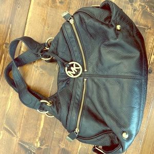 Michael Kors Black Leather Bag